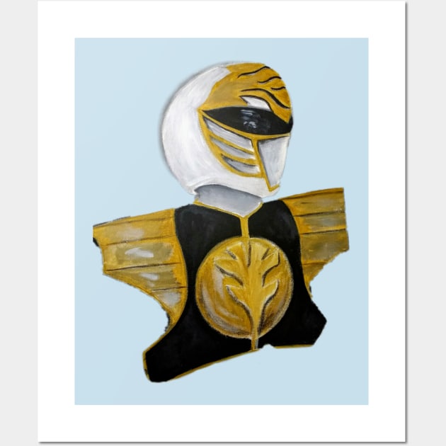 The White Ranger Wall Art by ArtofJesseCobb